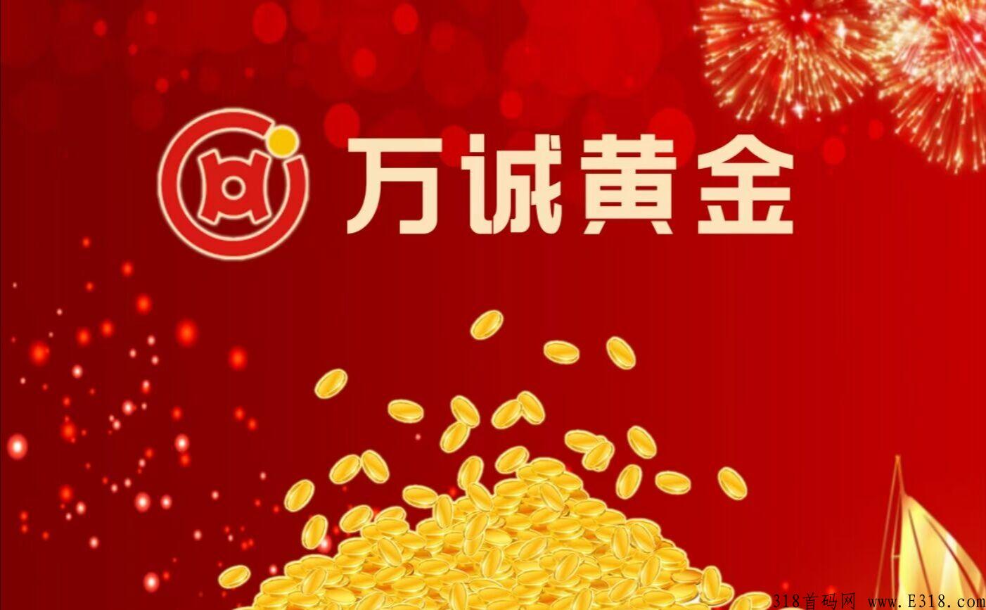 首码【万成黄金】即将上线，超强零撸，每天固定分红。_首码项目网