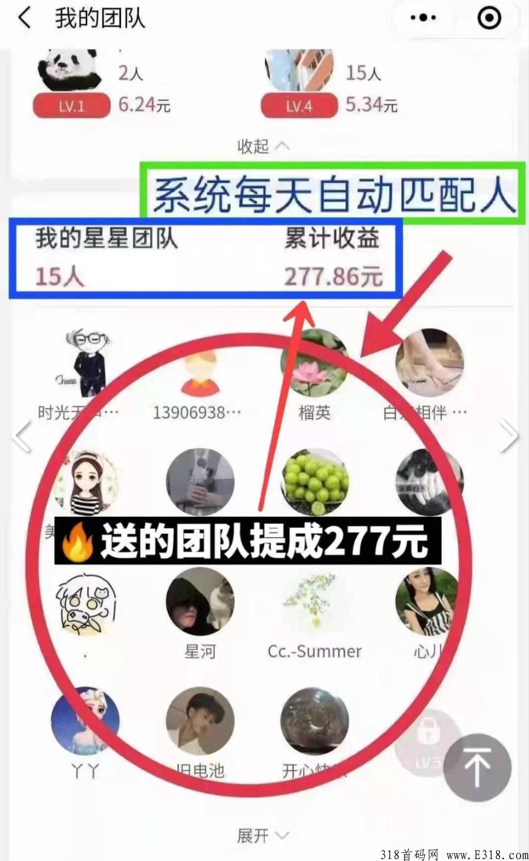 团生生app不推广,不实名，注册送团队，自动赚钱，纯静态收入_首码项目网