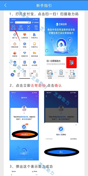 芝麻助力
