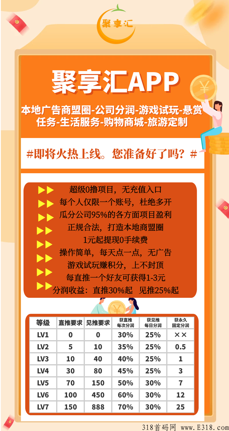 聚享汇，零撸神盘天花板，首码第一时间已出速度锁粉，五月初上线_首码项目网